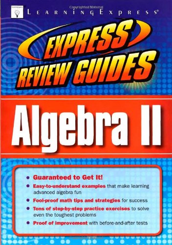 Express Review Guide: Algebra II,Used