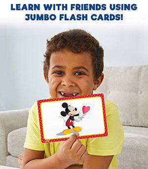 Disney Learning Mickey & Friends BIG First Words Flash Cards for Kids Ages 48, Sight Words Flash Cards and Letter Tracing Pract,Used