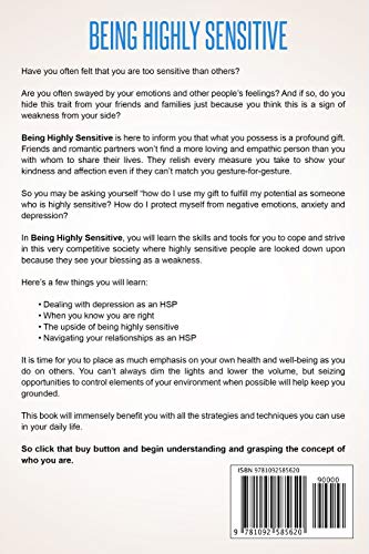 Being Highly Sensitive: How To Relieve Stress, Overcome Negative Energy And Live A Vibrant Life,Used