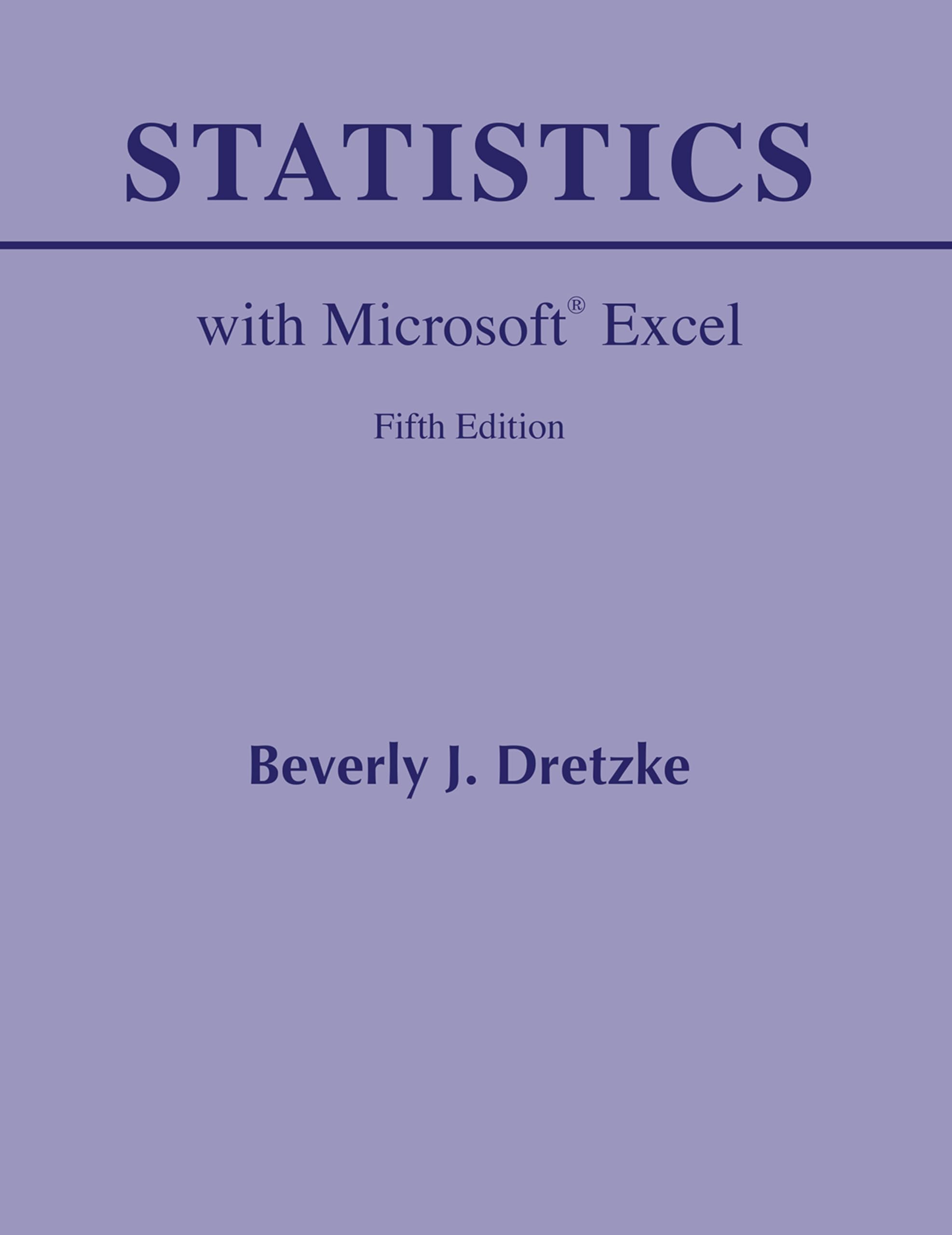 Statistics with Microsoft Excel,Used
