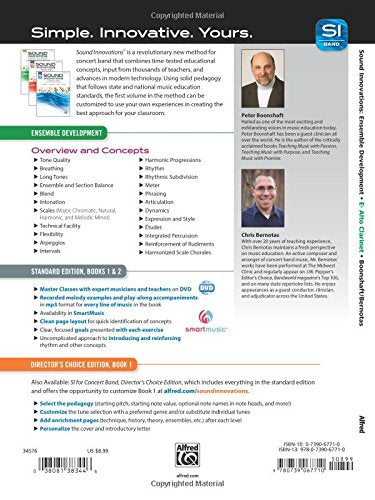 Sound Innovations for Concert Band  Ensemble Development for Intermediate Concert Band: Eflat Alto Clarinet,Used