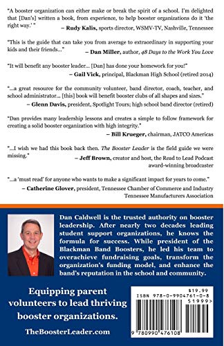 The Booster Leader: 35 Leadership Essentials for a Thriving Booster Organization,Used