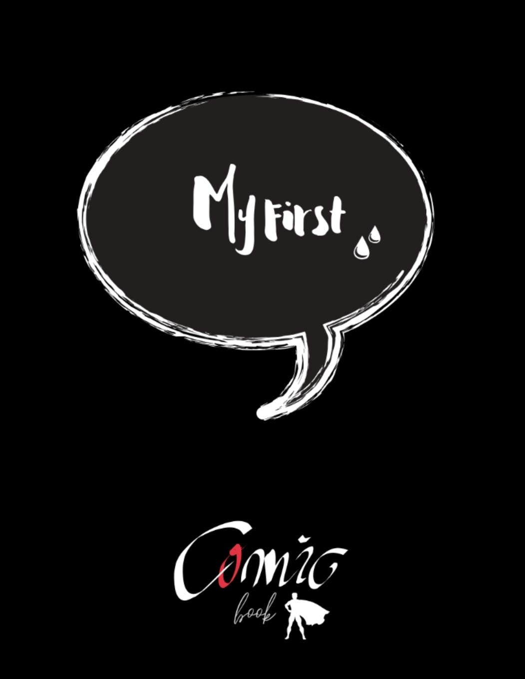 My First Comic BOOK: BLACK PAPER for gel pen. 110 pages For Students, Adults and all color lovers. Perfectly for Metallic Gel Pe,Used
