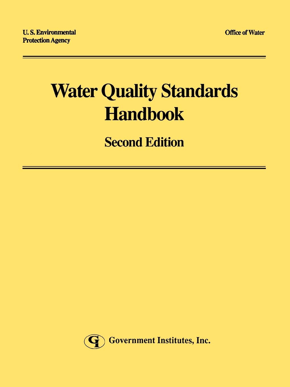 Water Quality Standards Handbook,Used