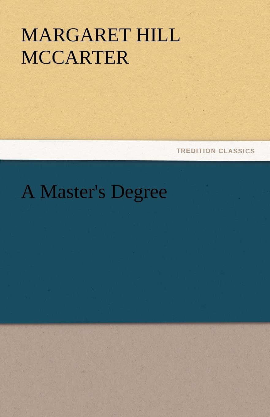 A Master's Degree,Used