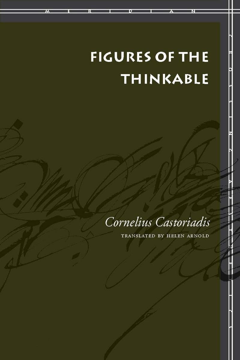 Figures Of The Thinkable (Meridian: Crossing Aesthetics),New