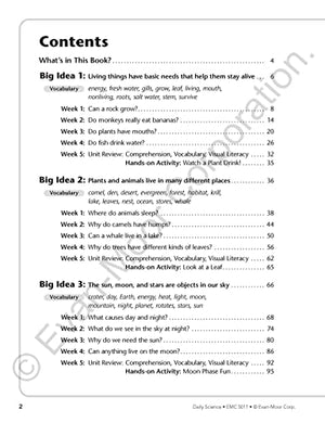 EvanMoor Daily Science Book, Grade 1,Used