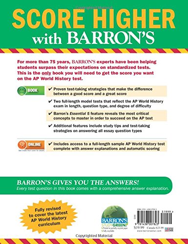 Barron's AP World History,Used