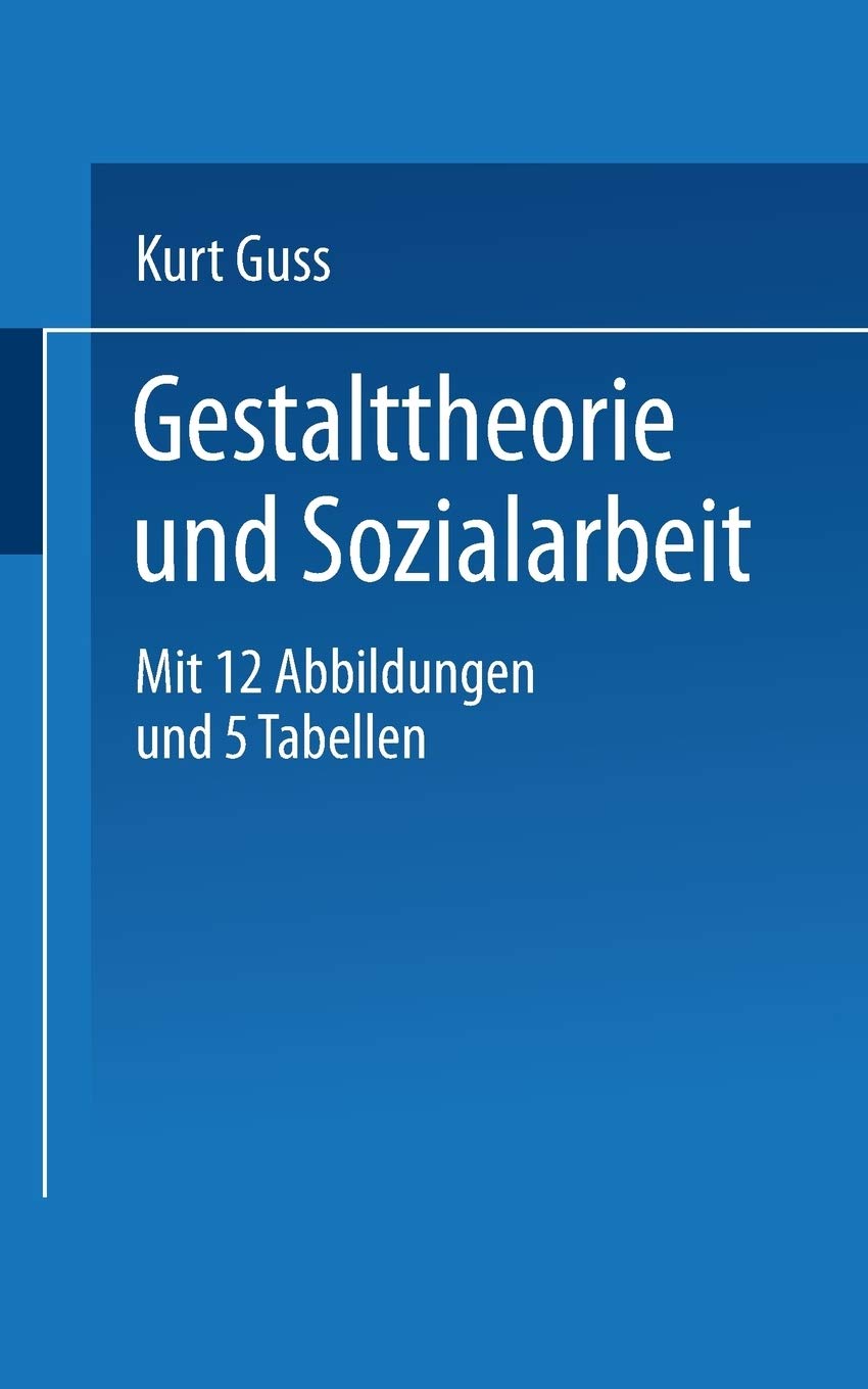 Gestalttheorie und Sozialarbeit (Universittstaschenbcher, 843) (German Edition),Used