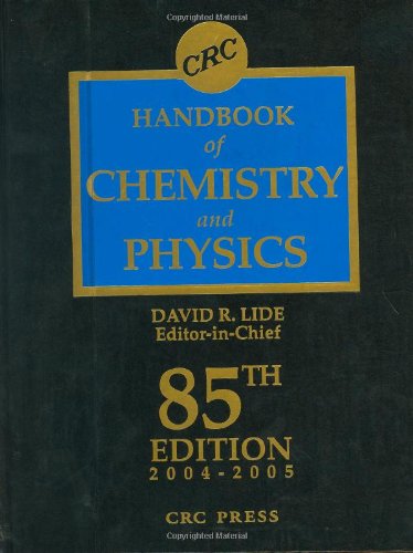 CRC Handbook Chemistry and Physics, 85th Edition,Used