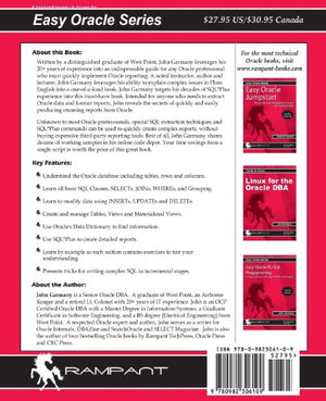 Easy Oracle SQL: Get Started Fast writing SQL Reports with SQL*Plus (Easy Oracle Series),Used