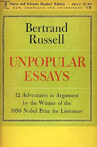 Unpopular Essays,New