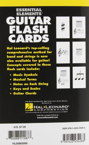 Essential Elements Guitar Flash Cards: 96 Cards for Beginning Guitar,Used