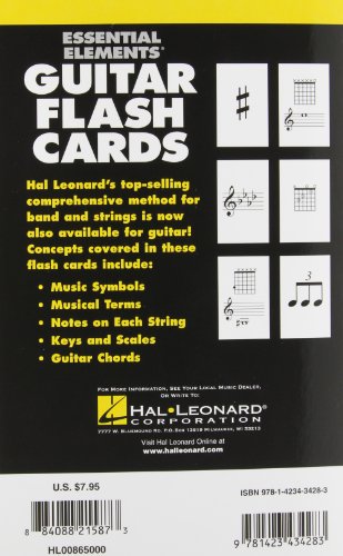 Essential Elements Guitar Flash Cards: 96 Cards for Beginning Guitar,Used