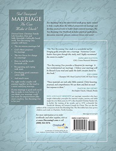 Two Becoming One Workbook,Used