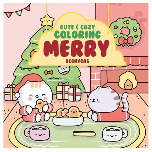 Cute & Cozy Coloring: Merry