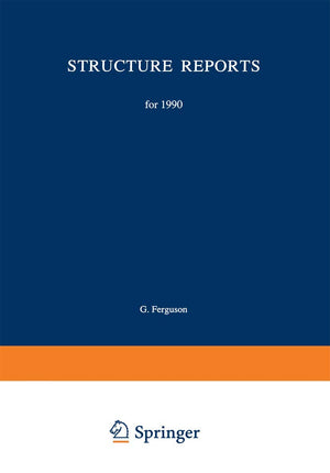 Structure Reports for 1990: Metals and Inorganic Sections (Structure Reports A),Used