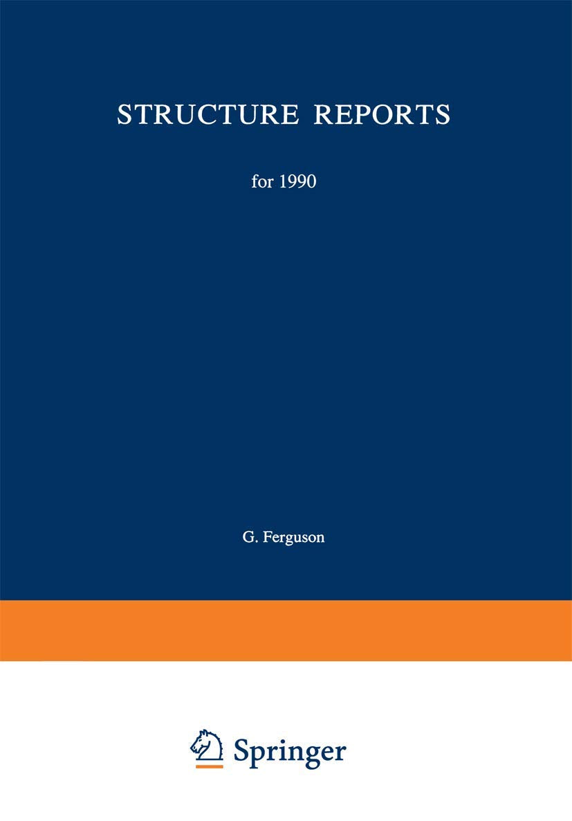 Structure Reports for 1990: Metals and Inorganic Sections (Structure Reports A),Used