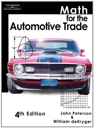 Math for the Automotive Trade (Applied Mathematics),Used