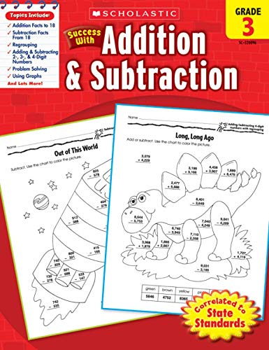 Scholastic Success With Addition & Subtraction, Grade 3 (Success With Math)