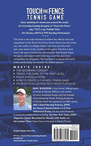Touch the Fence Tennis Game: How I Created the Greatest Kids' Tennis Game in the World,Used