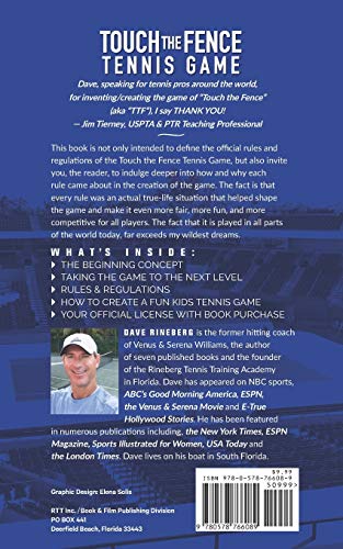 Touch the Fence Tennis Game: How I Created the Greatest Kids' Tennis Game in the World,Used