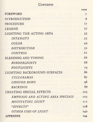 A Method of Lighting the Stage,Used