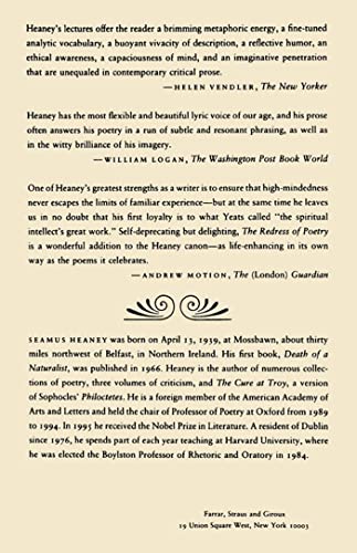 The Redress Of Poetry,New
