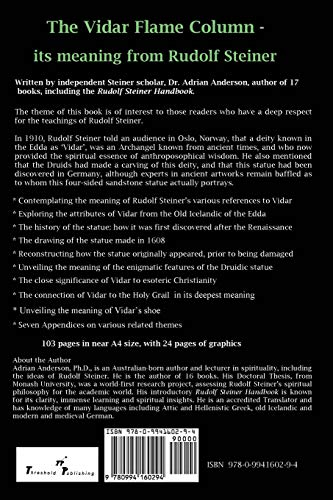 The Vidar FlameColumn: Its Meaning From Rudolf Steiner,Used