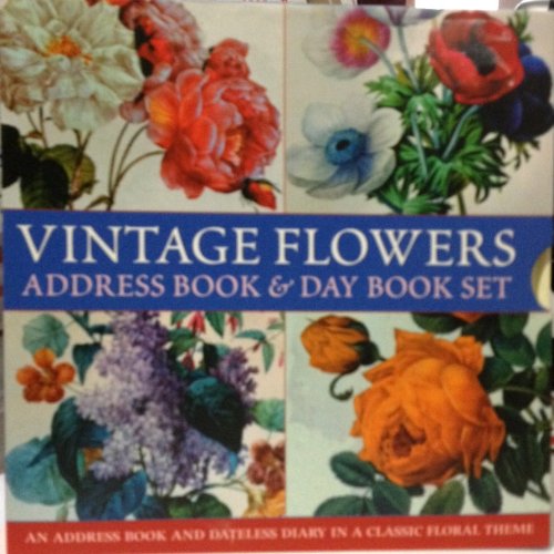 Victorian Vintage Flowers: Address Book & Day Book Set (In Slipcase),New