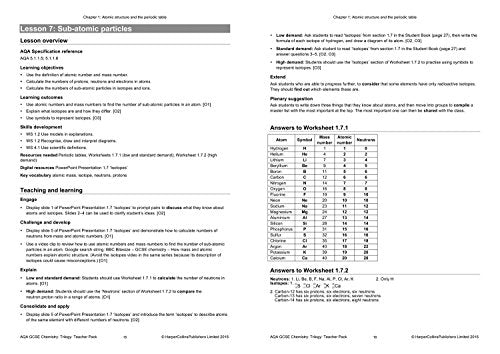 Collins GCSE Science  AQA GCSE (91) Combined Science Trilogy: Teacher Pack,Used