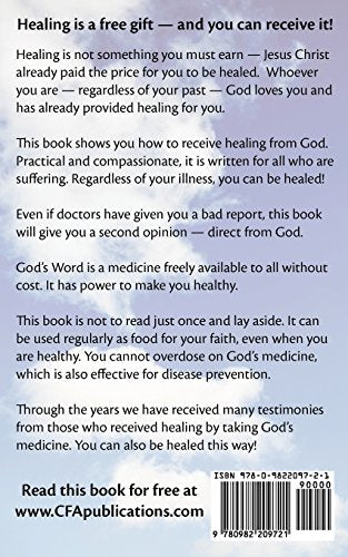 Healing Words From Heaven, God's Medicine For Your Health,Used