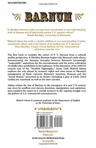 E Pluribus Barnum: The Great Showman And The Making Of U.S. Popular Culture,Used