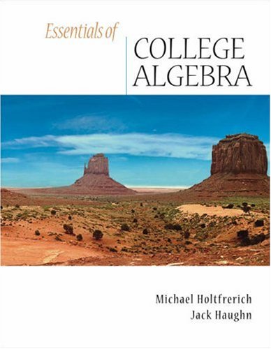 Essentials of College Algebra (with CDROM),Used