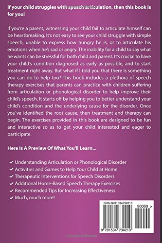 Speech Therapy Exercises for Kids: An Essential Guide Full of Activities and Strategies for Helping Your Child with an Articulat,Used