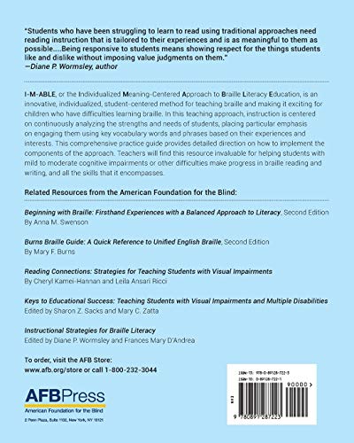 IMAble: Individualized MeaningCentered Approach to Braille Literacy Education,Used