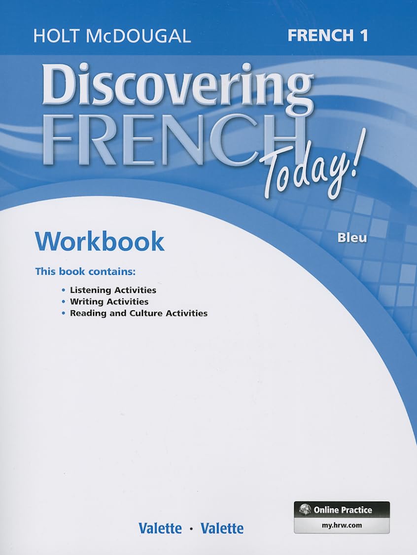 Discovering French Today: Student Edition Workbook Level 1 (French Edition),Used