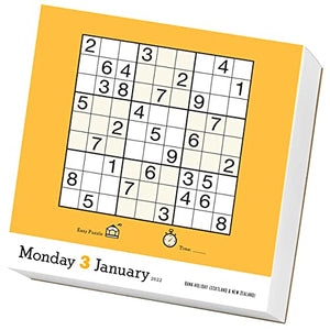 Original Sudoku PageADay Calendar 2022: Handcrafted by the Sudoku Experts That Invented the Game,Used