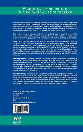 Collaborative Product Assembly Design and Assembly Planning: Methodologies and Applications,Used