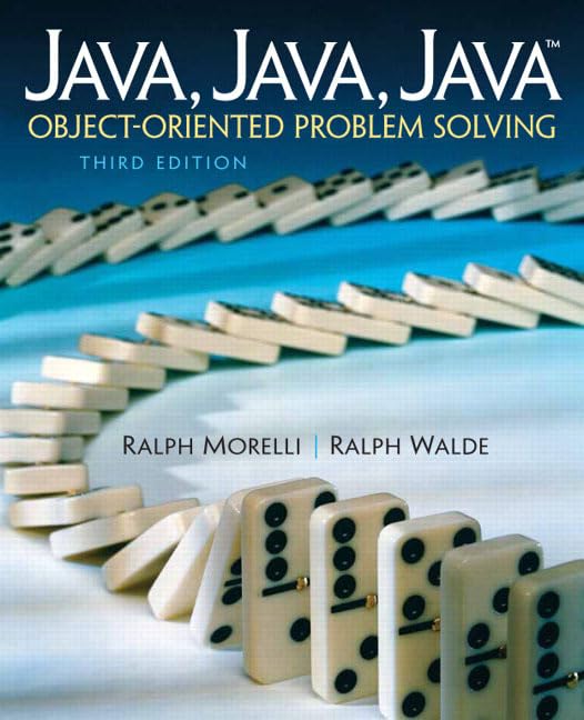 Java, Java, Java: ObjectOriented Problem Solving,Used