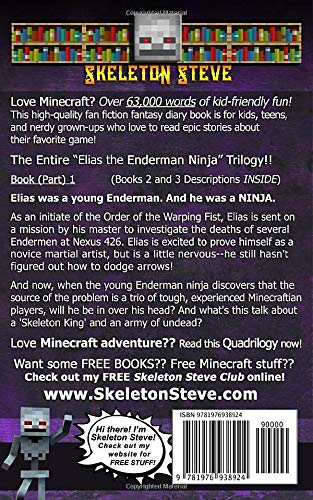 Diary of a Minecraft Enderman Ninja Trilogy: Unofficial Minecraft Books for Kids, Teens, & Nerds  Adventure Fan Fiction Diary S,Used