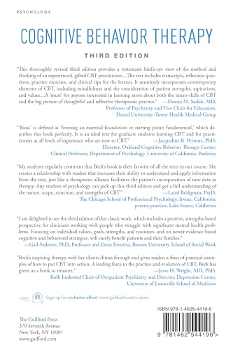 Cognitive Behavior Therapy: Basics and Beyond,New