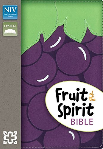 NIV, Fruit of the Spirit Bible, Leathersoft, Purple/Green, Red Letter,Used
