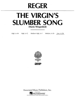 Virgin's Slumber Song: Low Voice in DFlat,Used
