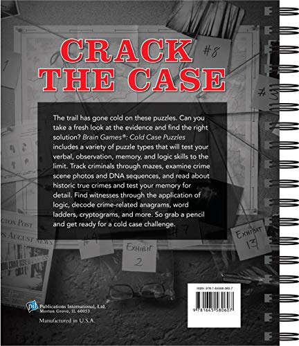 Brain Games  Cold Case Puzzles,New