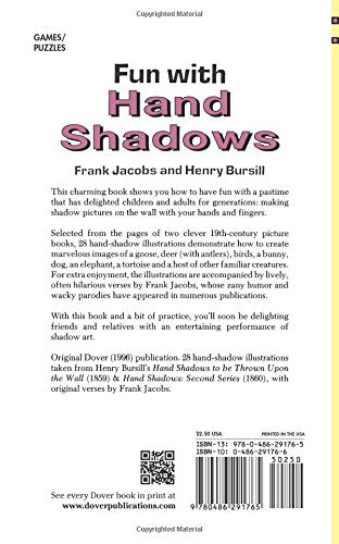 Fun with Hand Shadows (Dover Kids Activity Books),Used