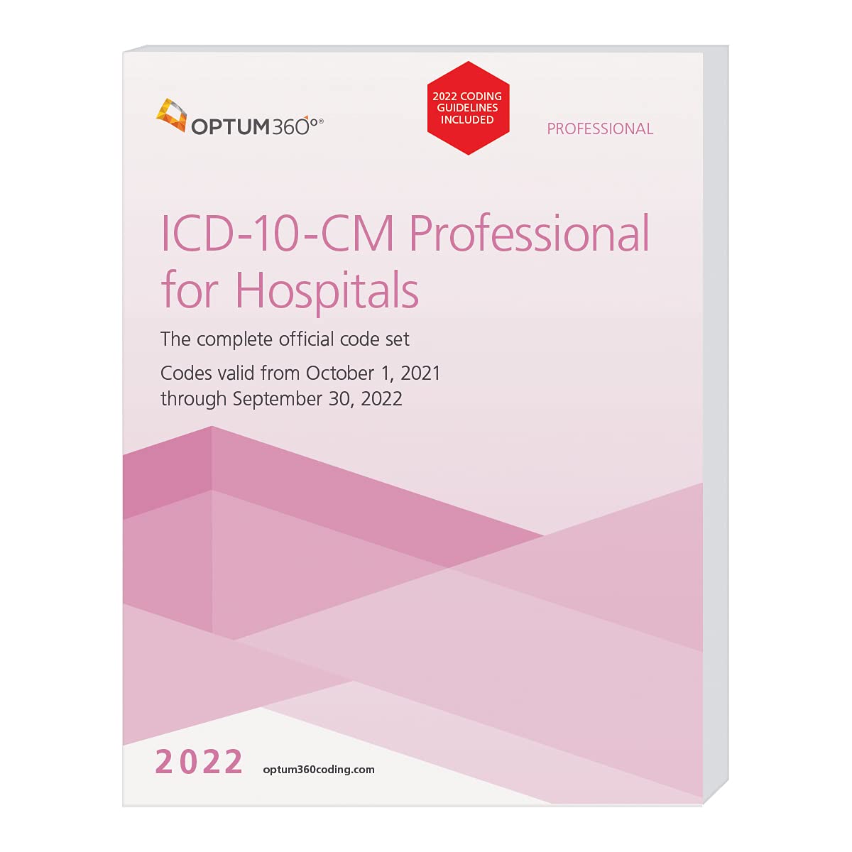 2022 ICD10CM Professional for Hospitals with Guidelines,Used