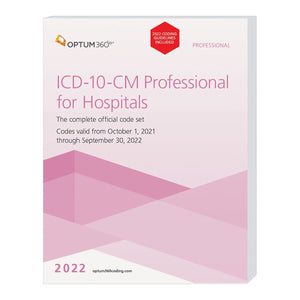 2022 ICD10CM Professional for Hospitals with Guidelines,Used