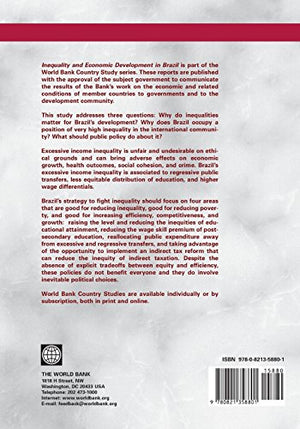 Inequality and Economic Development in Brazil (Country Studies),Used