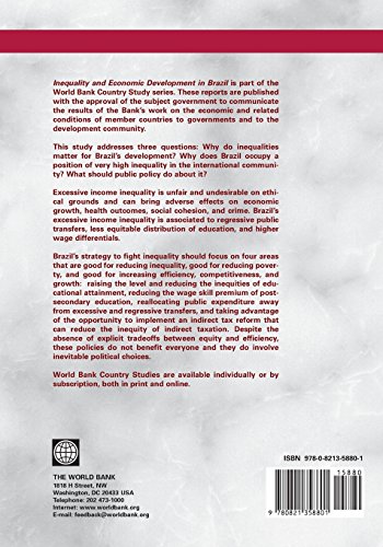 Inequality and Economic Development in Brazil (Country Studies),Used